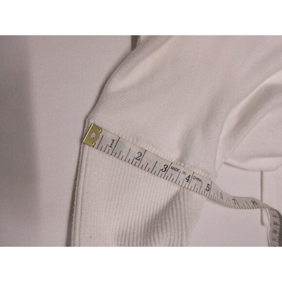 Athleta women's Highlands open back hi-lo long sleeve knit athleisure sweater XS - Picture 16 of 16